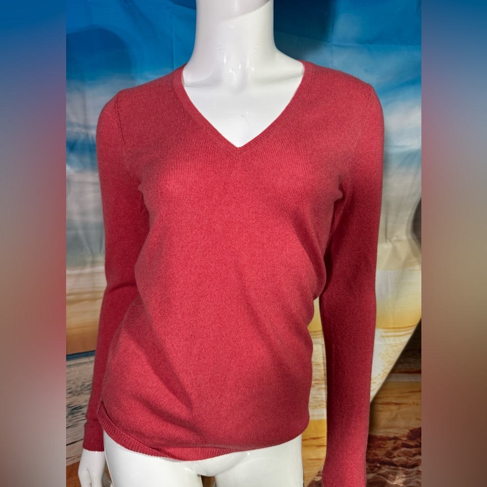 Ann Taylor Cashmere V-neck Sweater